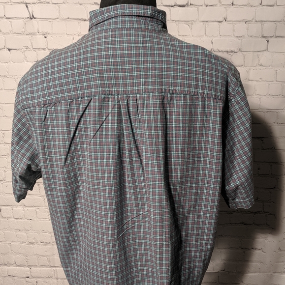 Woolrich Men's Button Down Shirt Size XL Teal - Picture 4 of 4